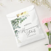 Groene Eucalyptus Botanische Housewarming Party Bedankzakje (Gezegeld)