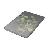 GROENE EUCALYPTUS BRANCH GRAY BATH MAT (Gekanteld)