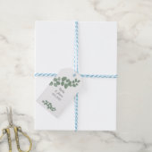 Groene eucalyptus bruiloft dank u Labels Cadeaulabel (Met Touw)