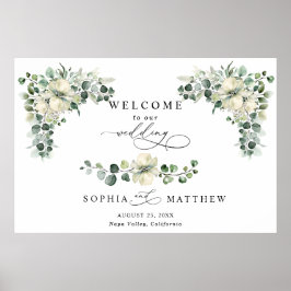 Groene Eucalyptus Bruiloft Poster