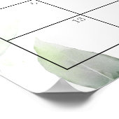 Groene Eucalyptus Douche Raad Zwangerschapsduur Ka Poster (Hoek)