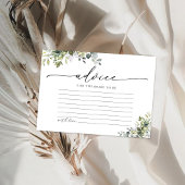 Groene Eucalyptus Floral Advice Kaart