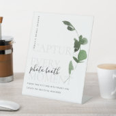 Groene Eucalyptus Foliage Vrijgezellenfeest Fotoca Reclamebord Met Voetstuk (Insitu)