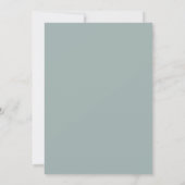 Groene Eucalyptus Goud 70ste Huwelijksverjaardag Kaart (Achterkant)