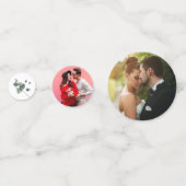 Groene Eucalyptus Huwelijkstafel Decoratie Confetti (Voorkanten)