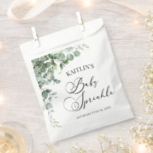 Groene eucalyptus laat botanische Baby sprenkelen