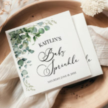 Groene eucalyptus laat botanische Baby sprenkelen