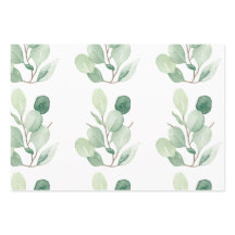 Groene Eucalyptus pastelbladeren