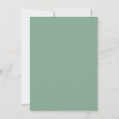 Groene Eucalyptus Slinger Bedankt Trouwdag (Achterkant)