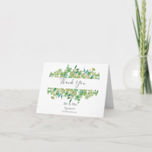 Groene Eucalyptus Slinger Trouw Dank Je Kaart