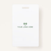 Groene Eucalyptus stijl badge (Achterkant)