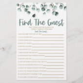 Groene Eucalyptus vind het spel van het gastBaby s Briefpapier (Voorkant)