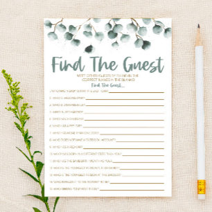 Groene Eucalyptus vind het spel van het gastBaby s Briefpapier