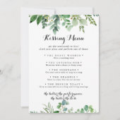 Groene Eucalyptus Weddenschap Kissingmenu Spel Kaa (Voorkant)