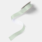 Groene Eucalyptus Wedding Satijnen Lint (Achterkant)