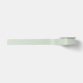 Groene Eucalyptus Wedding Satijnen Lint (Voorkant)