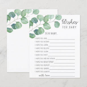 Groene Eucalyptus - Wensen voor baby