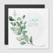 Groene eucalyptusbladeren (Voorkant / Achterkant)