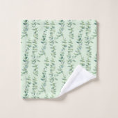 Groene Eucalyptusbladeren Botanisch Cadeau Bad Handdoek (Wasdoekje)