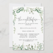 Groene Eucalyptusnacht voor repetitie Kaart (Voorkant)