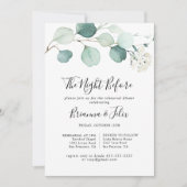 Groene Eucalyptusnacht voor repetitie Kaart (Voorkant)