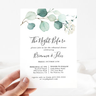 Groene Eucalyptusnacht voor repetitie Kaart