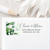 Groene eucalyptusolie etiket (Insitu)