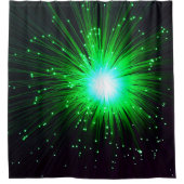 Groene explosie douchegordijn (Voorkant)