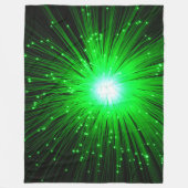 Groene explosie fleece deken (Voorkant)