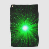 Groene explosie golfhanddoek (Voorkant)