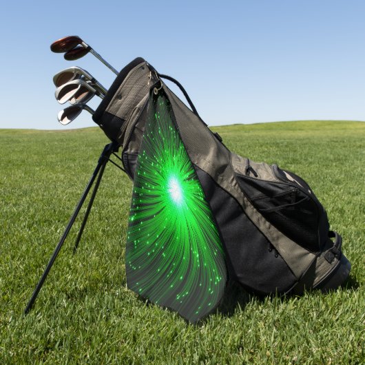 Groene explosie golfhanddoek (Groen)