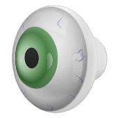 Groene Eyeball Zombie Drawer Knop (Rechts)