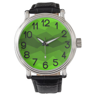 Groene Fade Horloge