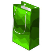 Groene Fade Klein Cadeauzakje (Achterkant Gekanteld)