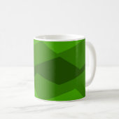 Groene Fade Koffiemok (Voorkant rechts)