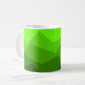Groene Fade Koffiemok (Voorkant links)