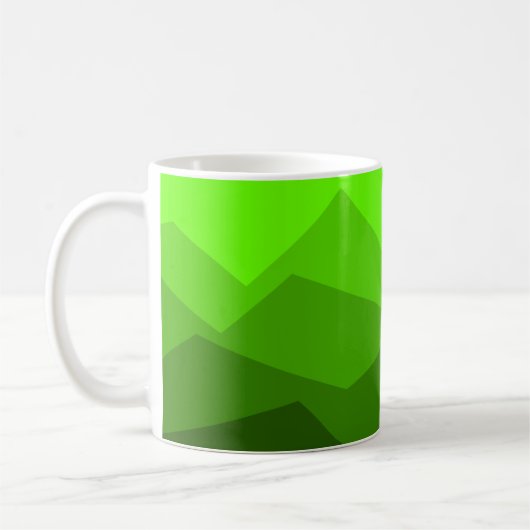 Groene Fade Koffiemok (Links)