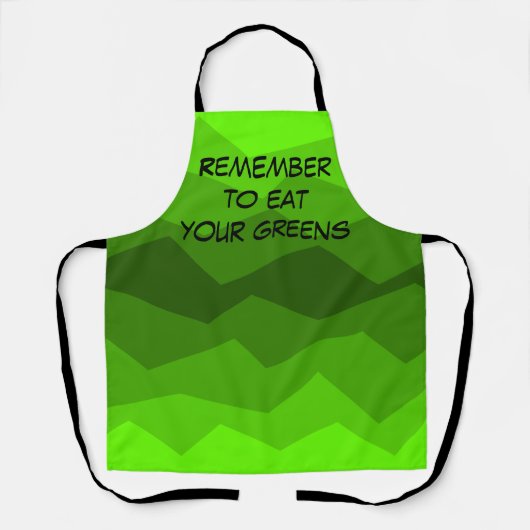 Groene Fade Schort (Voorkant)
