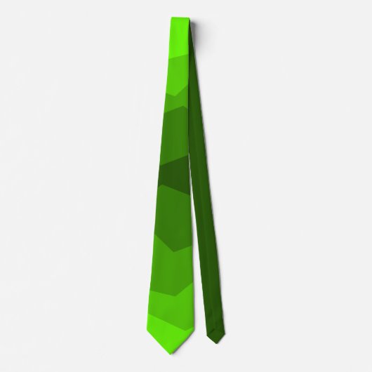 Groene Fade Stropdas (Voorkant)