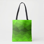 Groene Fade Tote Bag (Voorkant)