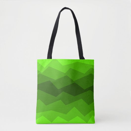 Groene Fade Tote Bag (Voorkant)