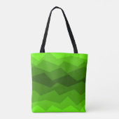 Groene Fade Tote Bag (Achterkant)