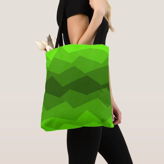 Groene Fade Tote Bag (Dichtbij)