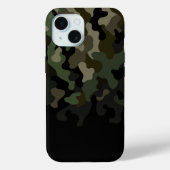 Groene Fading Camo Camouflage Case-Mate iPhone Case (Achterkant)