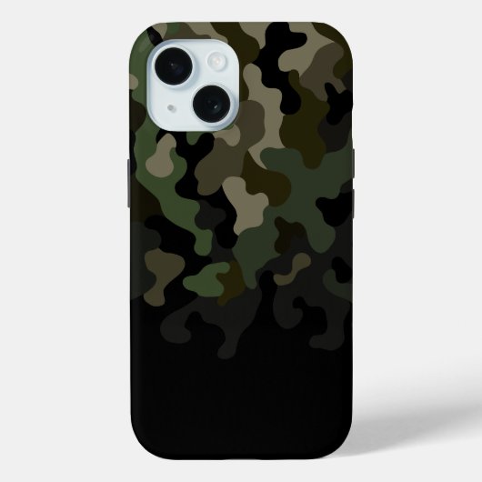 Groene Fading Camo Camouflage Case-Mate iPhone Case (Achterkant)
