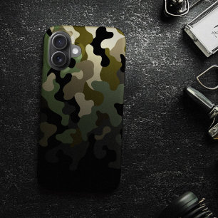 Groene Fading Camo Camouflage iPhone 15 Case
