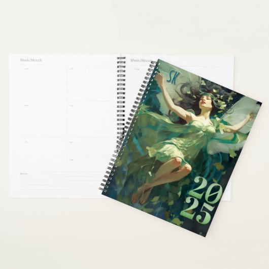  Groene Fairy Hardcover Spiral Planner (Display)