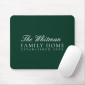 Groene Familie Thuis Muismat (Met muis)