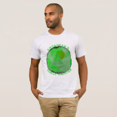 Groene Familie Vakantie Graphic T-shirt (Voorkant volledig)