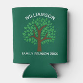 Groene familiebijeenkomst Boom Cool aangepast aand Blikjeskoeler (Achterkant)